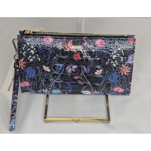 Brahmin Handbags - Brahmin Daisy Large Zip Wristlet - Folktale Melbourne, NWT